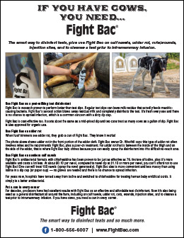 Fight Bac - Udder Rot 3-photo Sellsheet